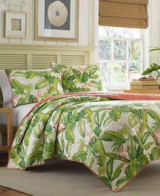 Tommy Bahama Aregada Dock Reversible -Piece Quilt Set