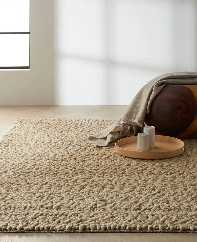 Calvin Klein CK940 Riverstone Mocha 4' x 6' Area Rug