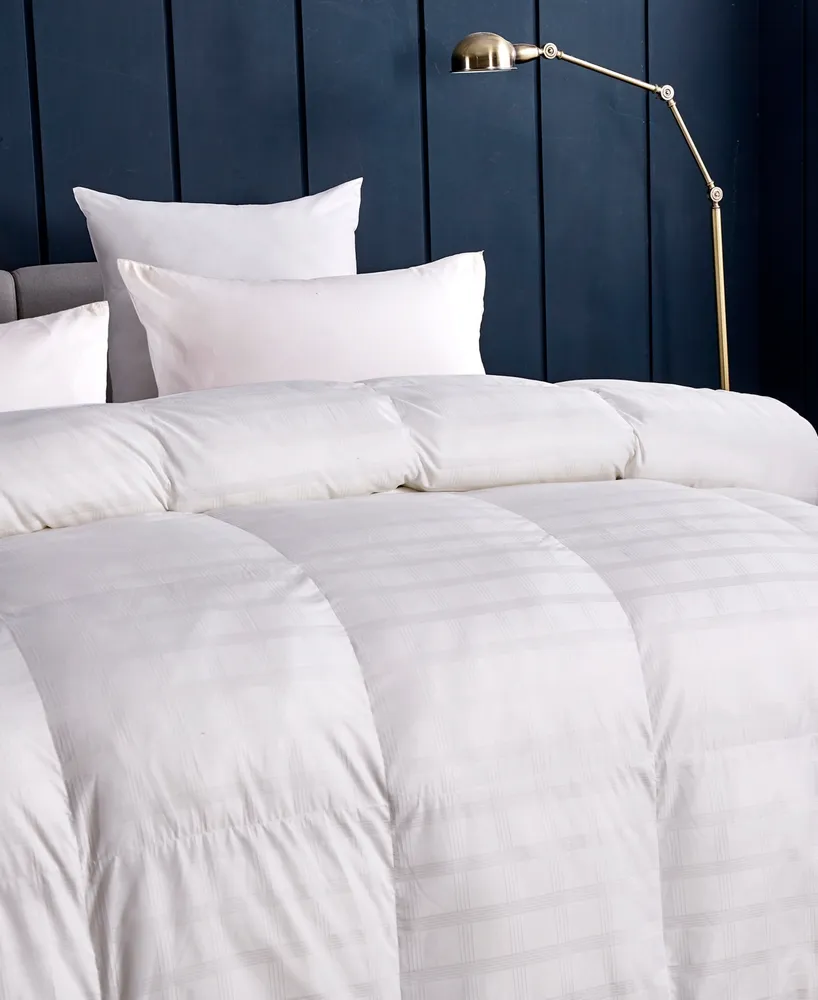 Blue Ridge Duraloft Down Alternative 500 Thread Count Windowpane Comforter
