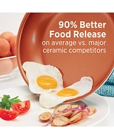 Farberware Glide Copper Ceramic 4 Qt. Covered Saute