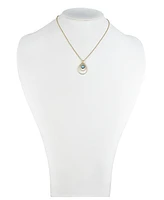 Swiss Blue Topaz 18" Pendant Necklace (2-1/5 ct. t.w.) in 14k Vermeil over Sterling Silver