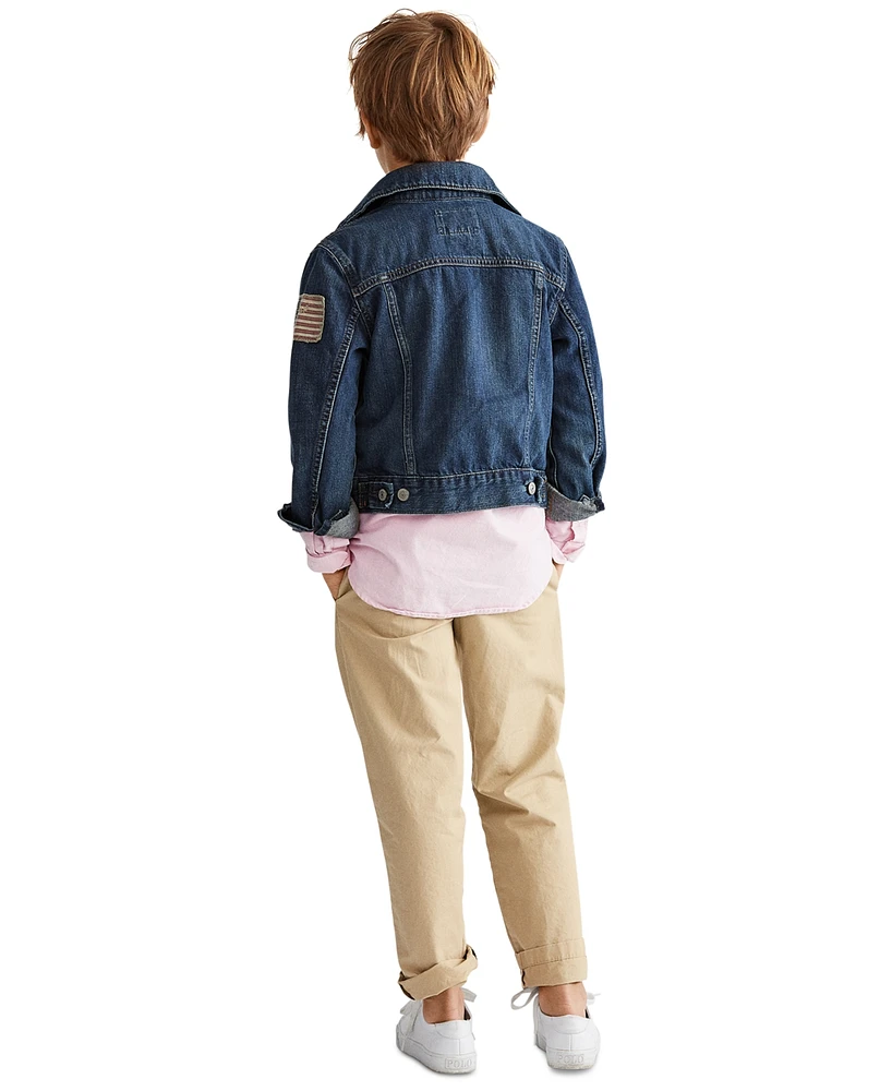 Polo Ralph Lauren Toddler and Little Boys Cotton Denim Trucker Jacket