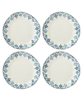 Lenox Blue Bay Dinner Plate Set/4 Ikat