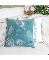 Homey Cozy Seashell Decorative Pillow, 20" x 20"