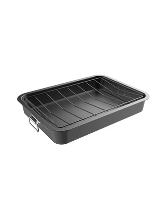 Lavish Home Nonstick Roasting Pan with Rack