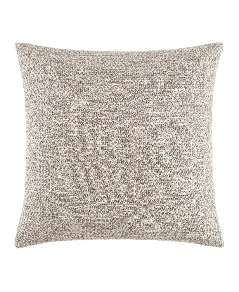 Closeout! Kenneth Cole New York Essentials Marled Knit Decorative Pillow, 16" x 16"