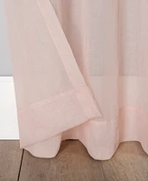 Silvia Crushed Texture Semi-Sheer Rod Pocket Curtain Panel