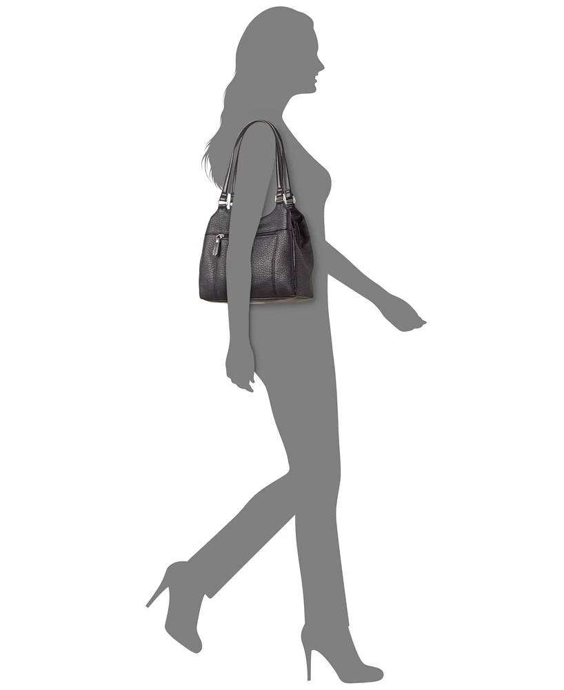 Giani Bernini Pebbled 4-Poster Tote, Exclusively at Macy's