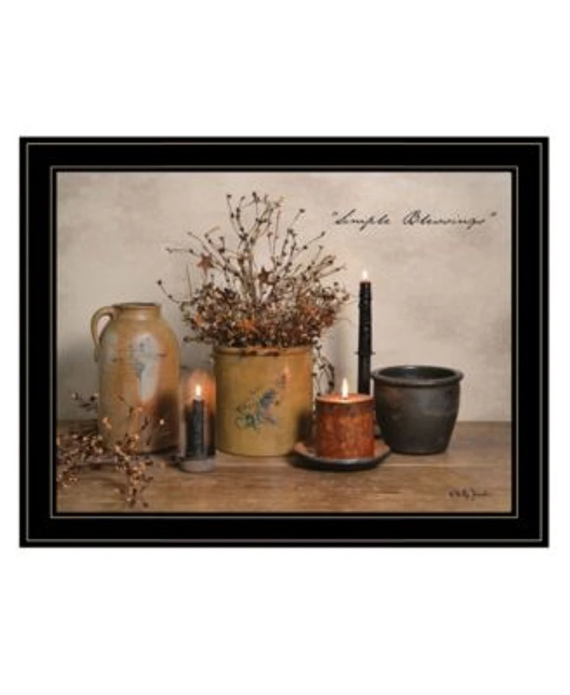 Trendy Decor 4u Simple Blessings By Billy Jacobs Ready To Hang Framed Print Collection