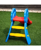 Children Kids Junior Folding Climber Play Slide Indoor Outdoor Toy Easy Store