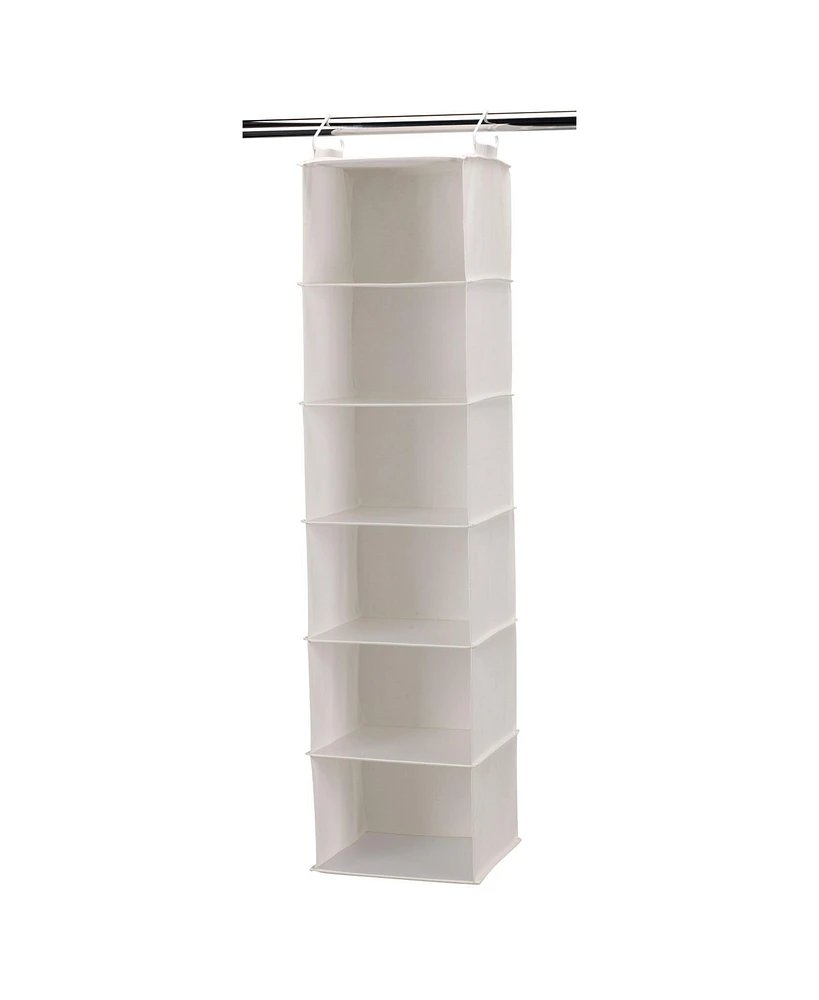 Household Essentials 6-Shelf Hanging Closet Organizer