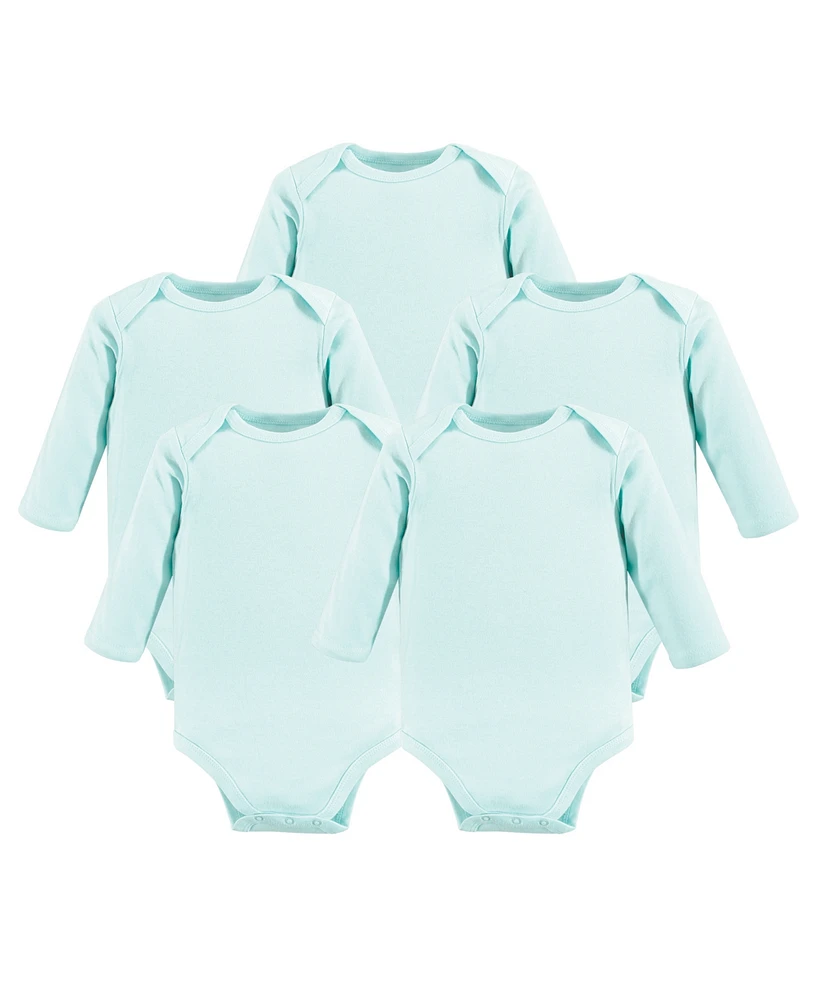 Luvable Friends Baby Boys Unisex Breathable Cotton Full-Body Suits