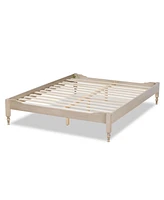 Furniture Laure French Bohemian Queen Size Bed Frame