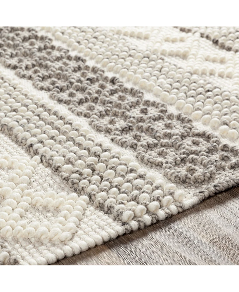 Surya Farmhouse Neutrals Fls-2301 Cream 3' x 5' Area Rug