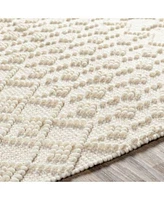 Livabliss Farmhouse Tassels Fts 2305 White Rug