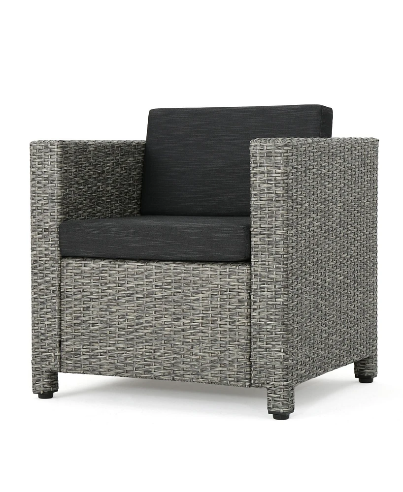 Noble House Puerta Outdoor Club Chair with Cushions