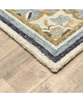 Oriental Weavers Alfresco 28402 Blue 3'6" x 5'6" Area Rug