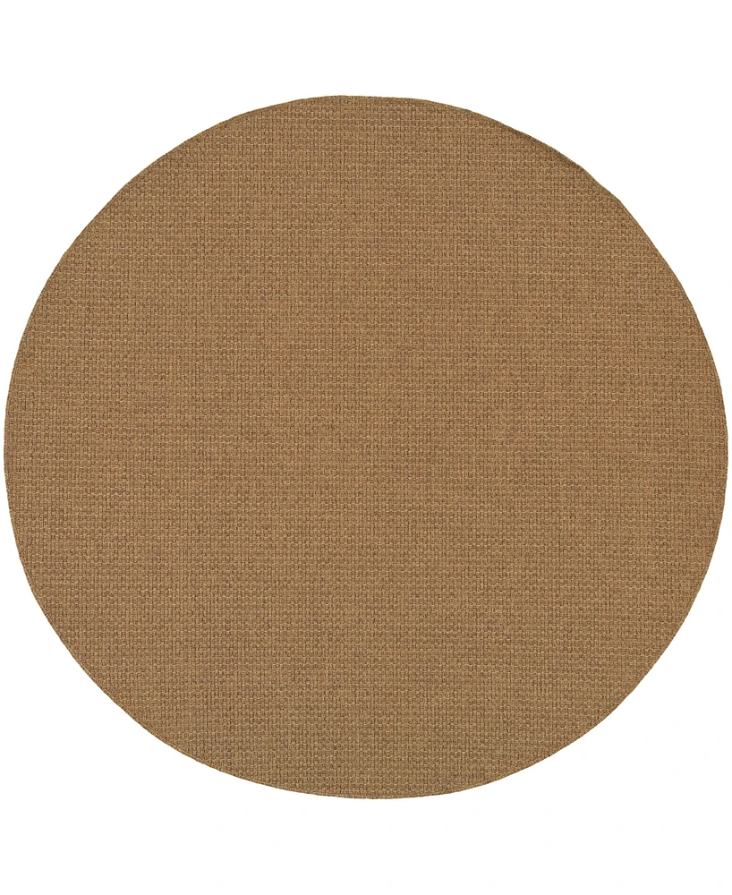 Oriental Weavers Karavia 2160X Tan 7'10" Round Rug