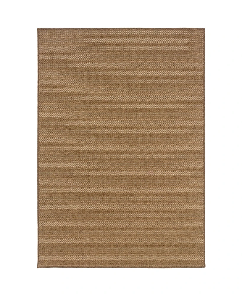 Oriental Weavers Karavia 001X3 Tan 3'7" x 5'6" Outdoor Area Rug
