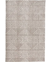 Feizy Colton R8791 Brown 3'6" x 5'6" Area Rug