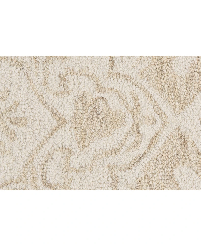 Feizy Belfort R8776 Taupe 5' x 8' Area Rug