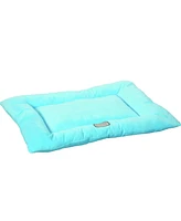 Armarkat M01CTL-m Medium Pet Bed Mat , Dog Crate Soft Pad With Poly Fill Cushion, Sky Blue