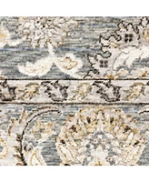 Oriental Weavers Maharaja 70E and Ivory 2'3" x 7'6" Runner Rug
