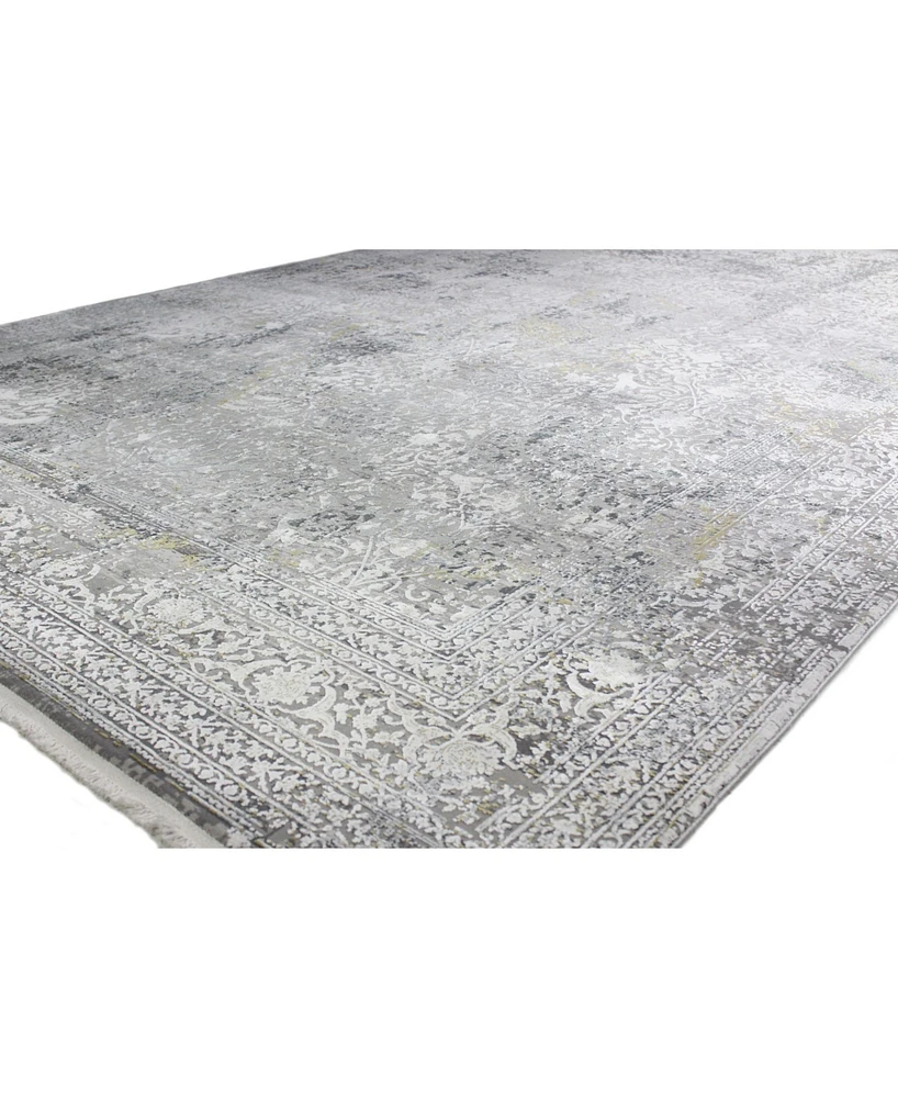Bashian Charm Cha-09 Gray 8'6" x 11'6" Area Rug