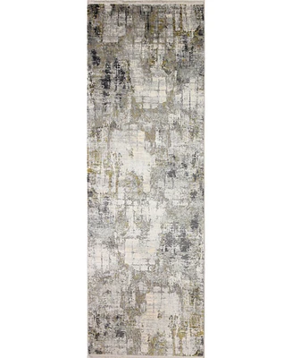 Bashian Charm Cha- Gray 2'6" x 8' Runner Rug