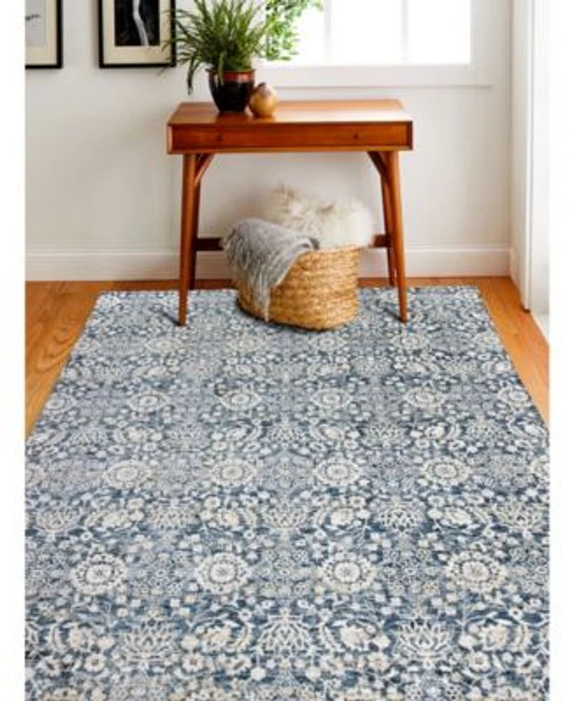 Closeout Bashian Plymouth Ply 04 Blue Rug