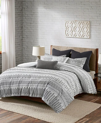 Ink+Ivy Rhea Jacquard 3-Pc. Duvet Cover Set, Full/Queen