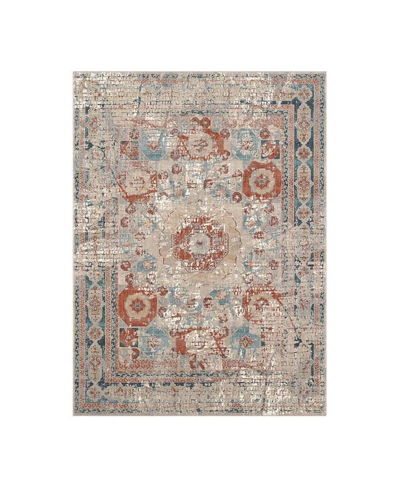 Closeout! Karastan Soiree Cristales Mushroom 5'3" x 7'10" Area Rug