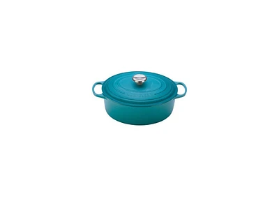 Le Creuset Caribbean -Qt. Signature Enameled Cast Iron Oval Dutch Oven