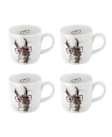 Royal Worcester Wrendale Designs No Probllama Mug - Set of 4