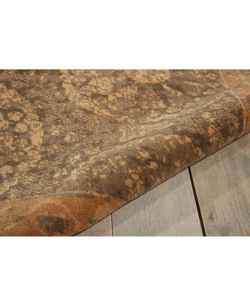 Nourison Home Silken Allure SLK04 Mushroom 7'9" x 9'9" Area Rug