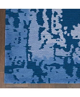 Nourison Home Symmetry SMM02 Navy 7'9" x 9'9" Area Rug