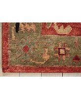 Nourison Home Tahoe TA01 Rust 5'6" x 8'6" Area Rug