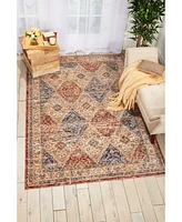 Closeout! Nourison Home Nomad NMD04 Cream and Gray 2'2" x 4' Area Rug