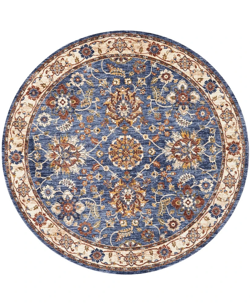 Closeout! Nourison Home Lagos LAG04 Blue 5'3" x 7'6" Area Rug