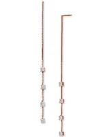 Giani Bernini Cubic Zirconia Threader Earrings, Created for Macy's