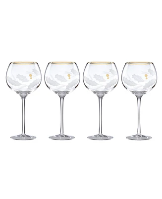 Lenox Holiday Gold 4 Piece Balloon Glass Set