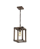 Jonathan Y Magnolia Adjustable Rustic Farmhouse Led Pendant