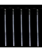 Northlight Transparent Dripping Icicle Snowfall Christmas Light Tubes