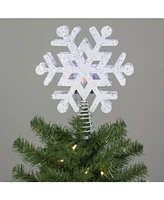 Northlight Lighted Snowflake Christmas Tree Topper