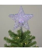 Northlight Lighted Star with Rotating Projector Christmas Tree Topper