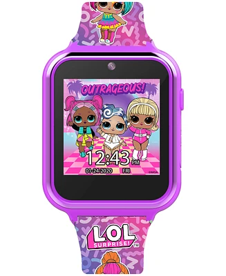Accutime Kid's Lol Surprise Pink Silicone Strap Smart Watch 46x41mm