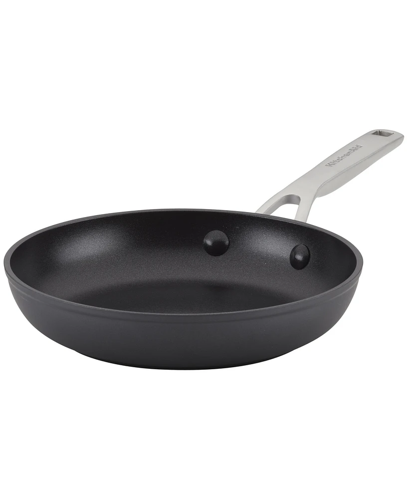 KitchenAid Hard-Anodized Induction Nonstick Frying Pan, 8.25", Matte Black