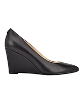 Nine West Women's Cal 9x9 Slip-On Wedge Pumps