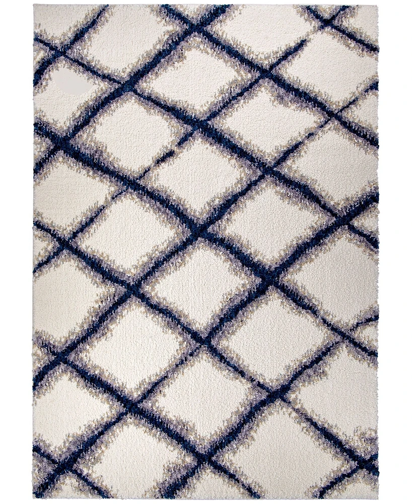 Closeout! Orian Cotton Tail Line Trellis 5'3" x 7'6" Area Rug