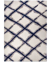 Closeout! Orian Cotton Tail Line Trellis 5'3" x 7'6" Area Rug